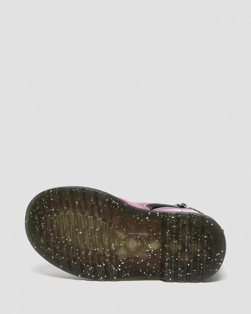 Dr Martens Toddler 1460 Glitter Veterlaarzen Kinderen Roze | NL 131SGL